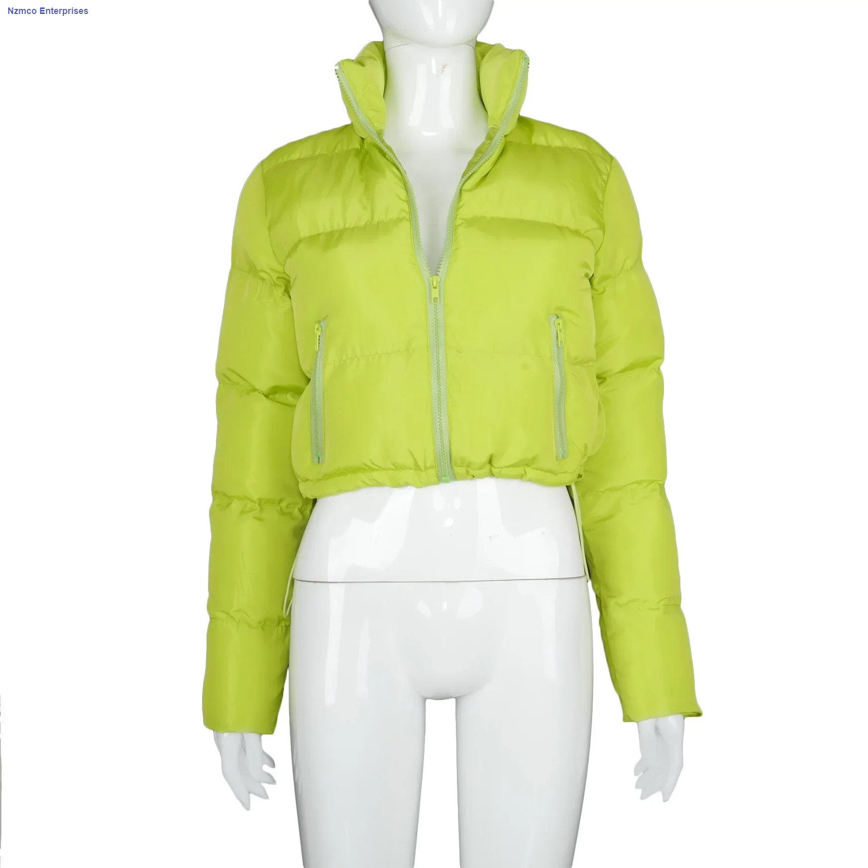 2024 Fall Winter Solid Down Coat Puffer Jacket and Coats for Women Bubble Outerwear Cropped Outwear Oversized Clothing