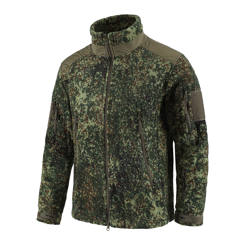 Esdy winter men's fleece jacket sports coat outdoor hiking polar top coat soft shell stand collar work coat