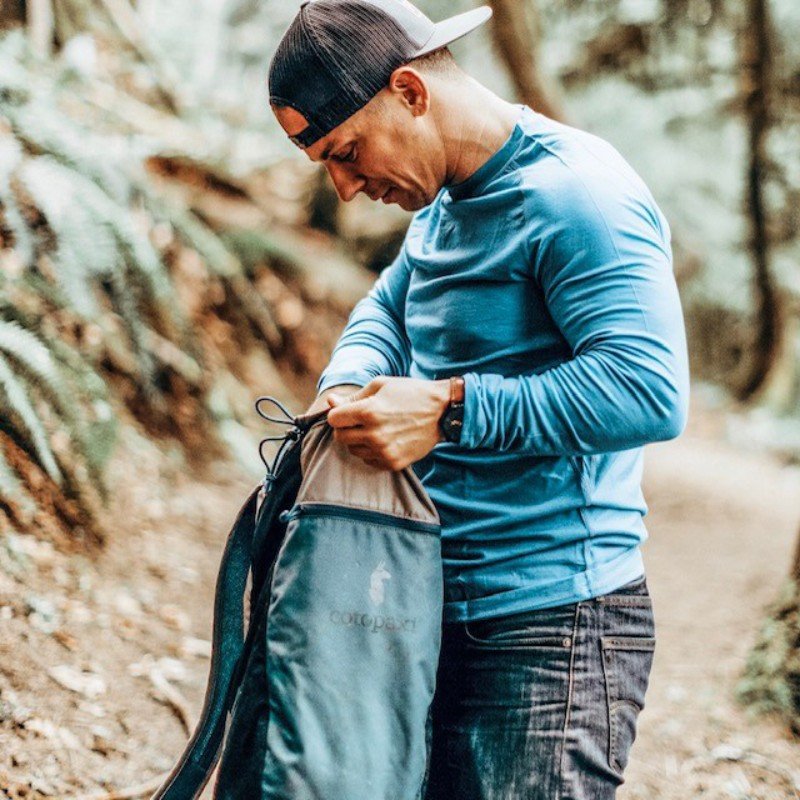 Outdoor men's Heavy Merino Wool quick-drying Clothes Breathable warm long-sleeved Merino T-shirt Hiking Merino