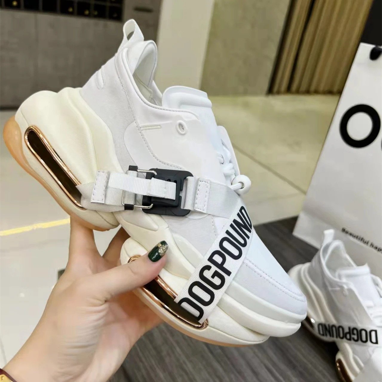 2014 Genuine Leather Prints Sneakers Flat Platform Sports Leisure Flats Designer Safety Shoes Zapatillas Mujer