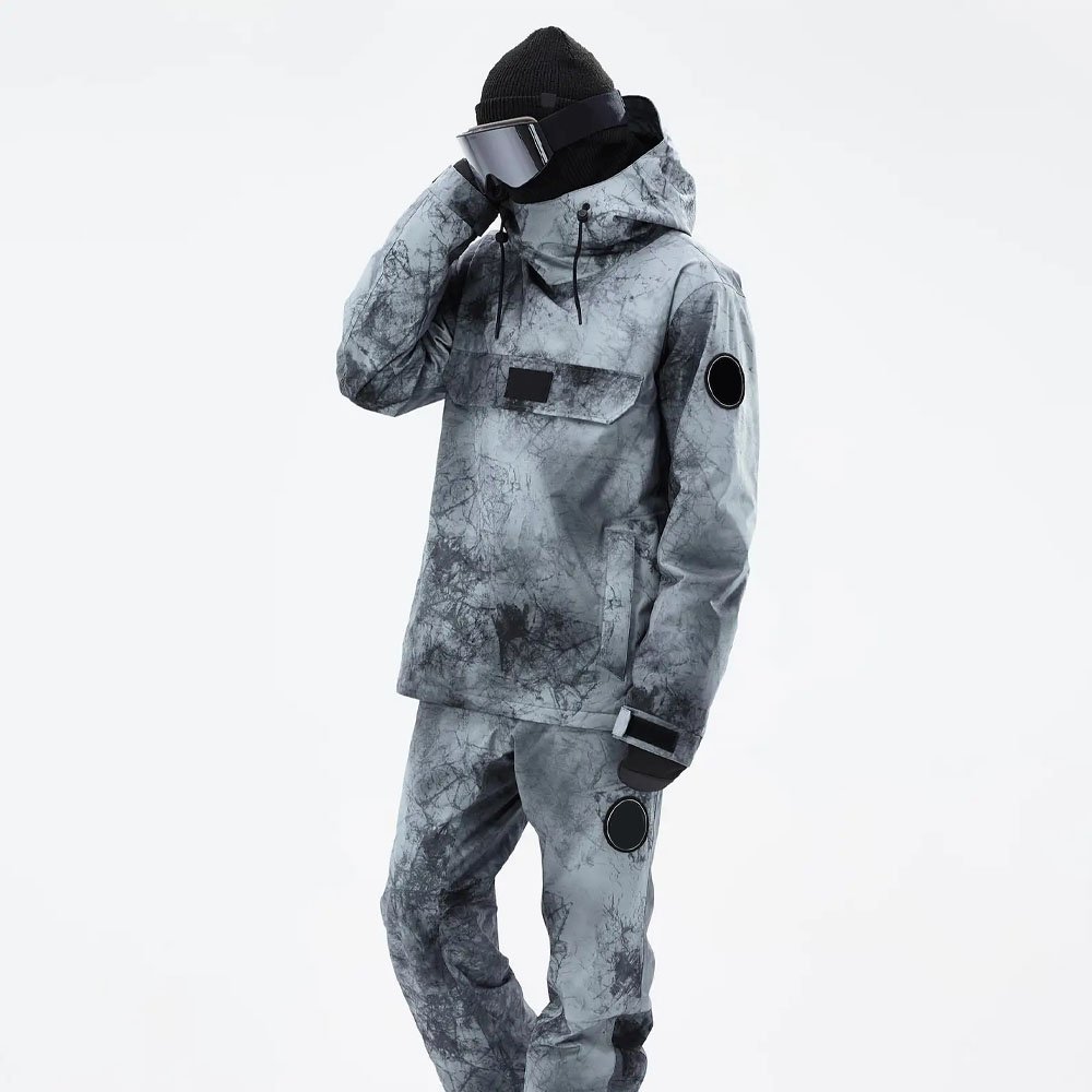 Top Manufactured Low MOQ Printed Durable Ski Jackets Men Mountain Hiking Safety Jackets High Performance Men's Ski Jackets
