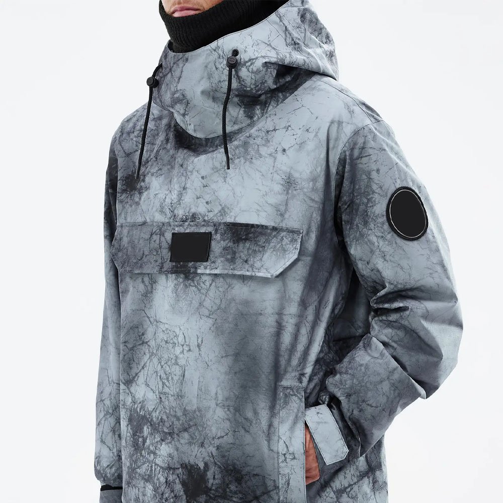 Top Manufactured Low MOQ Printed Durable Ski Jackets Men Mountain Hiking Safety Jackets High Performance Men's Ski Jackets