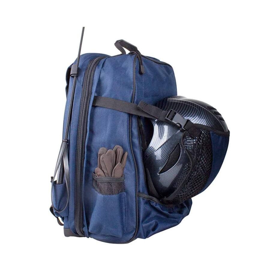 Sport Backpack with Helmet Pocket Holder Nylon Polyester Horse Riding Equipment Bag Equestrian Boots Accessories Storage Bagpack