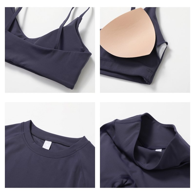 New Custom Logo Activewear Sets For Women Quick Dry Women Yoga Sets Workout Clothing Gym Women Sports Set Fitness