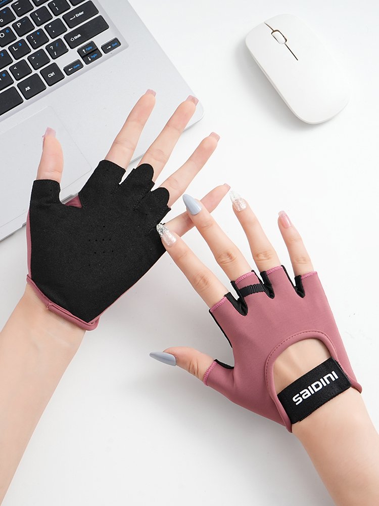 Wrestle-bell mitts women's single-baring wrists training for glider-proof half-finger male cycling for cocoon protection