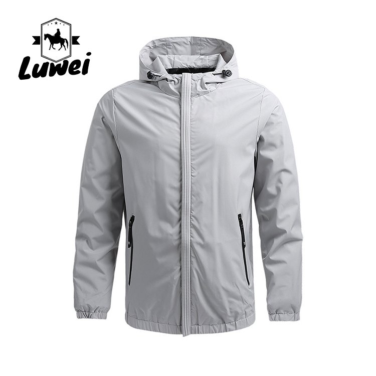 Outerwear Giacca a Vento Utility Stylish Plus Size Coats Thin Clothing Blouson Windbreaker Pullover Hoodie Jacket