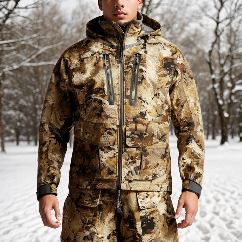 Custom high quality autumn and winter waterproof insulated fishing hunting jacket fishing clothes