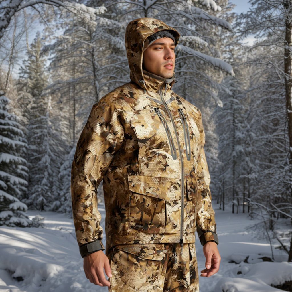 Custom high quality autumn and winter waterproof insulated fishing hunting jacket fishing clothes