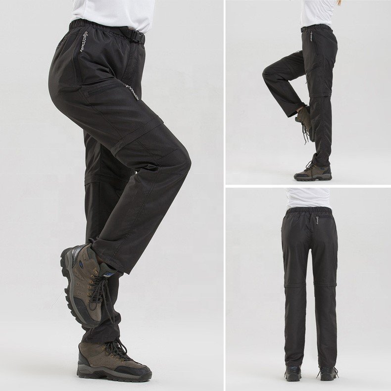two piece pants set unisex cargo pants outdoor hiking trekking pants clothes