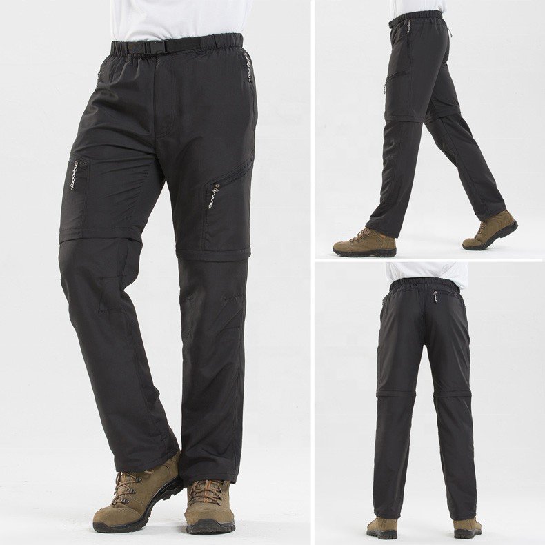 two piece pants set unisex cargo pants outdoor hiking trekking pants clothes
