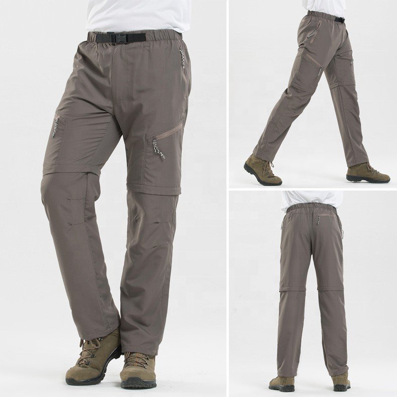 two piece pants set unisex cargo pants outdoor hiking trekking pants clothes