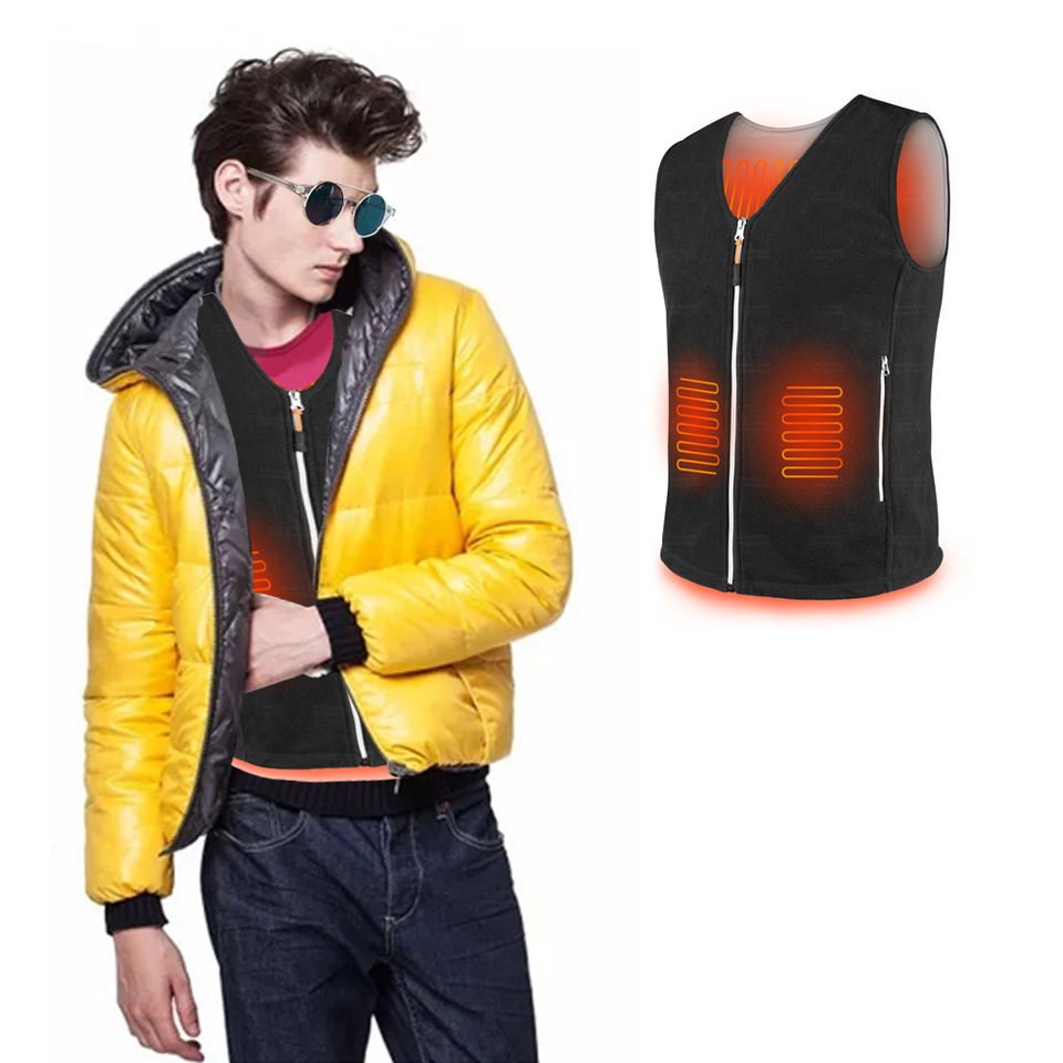 Factory Custom 4 Heating Zone Winter Usb Rechargeable Self Heated Vest for Men Women