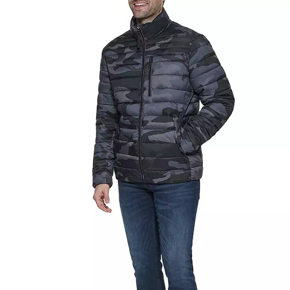 Men Padded Coats Bubble Puffer Jacket With Hood Warm Winter Men Winter Puffer Bubble Jackets For Winter