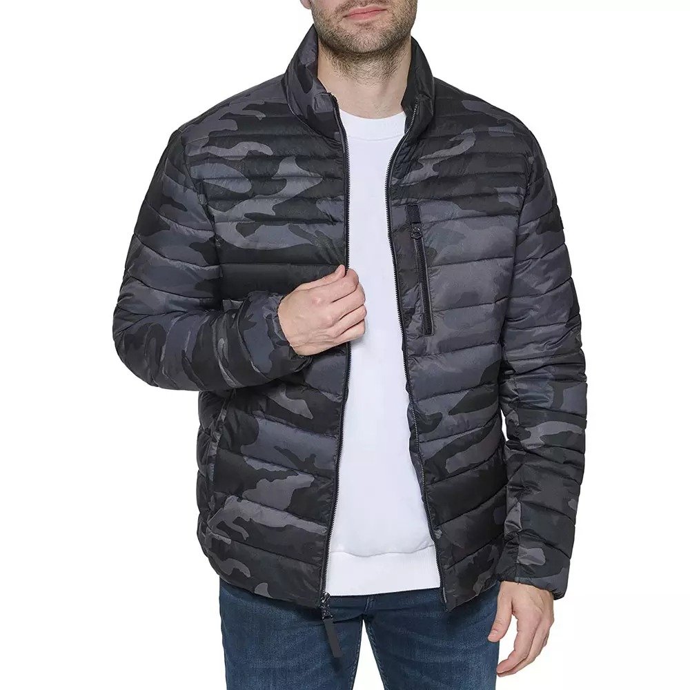 Men Padded Coats Bubble Puffer Jacket With Hood Warm Winter Men Winter Puffer Bubble Jackets For Winter