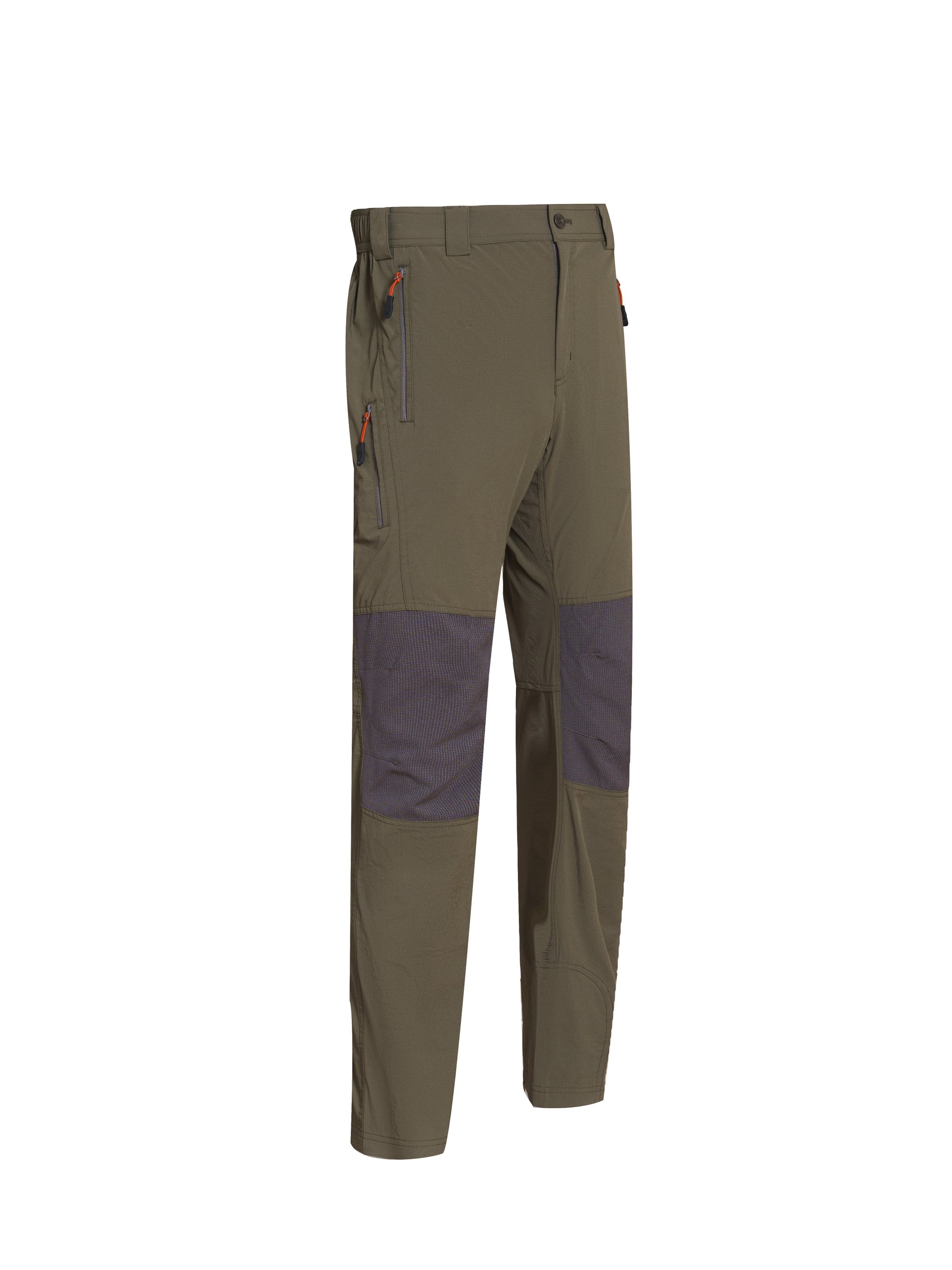 High Quality Solid Nylon Elastane Quick-dry Zipper Fly Waterproof Hiking Outdoor Men Pants