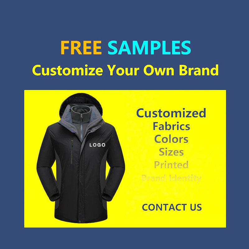 Men 2022 Winter New Outdoor Jet Ski Snow Warm Parkas Jacket Coat Men Outwear Brand Casual Hat Waterproof Thick Fleece Parka Men