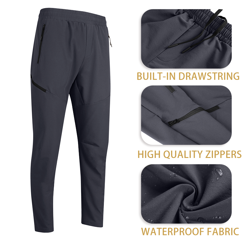 Custom 2024 Mens Hiking Quick Dry Lightweight Waterproof Fishing Pants Outdoor Travel Climbing Stretch Pants