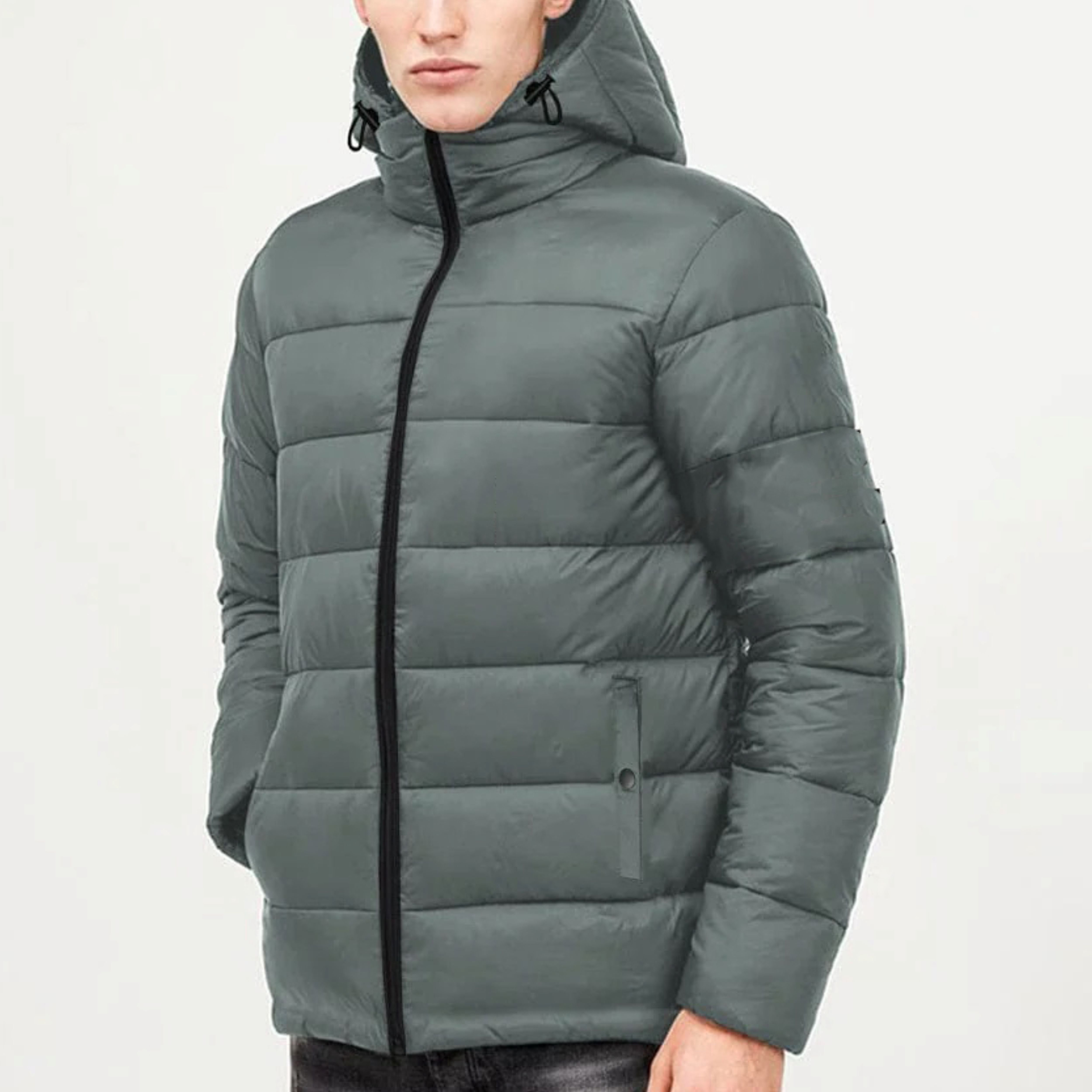 Wholesale Fashion Black Winter Clothing Designer Coats Custom Soft Waterproof Outdoor Plus Size Bubble Men's Down Puffer Jacket