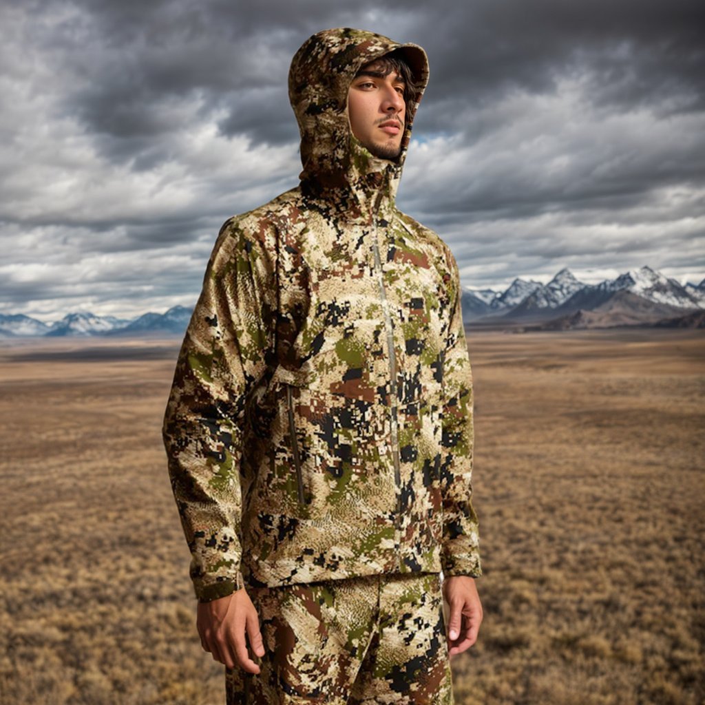 Customized high quality men's hunting raincoat Dew Point Jacket other hunting products hunting jacket