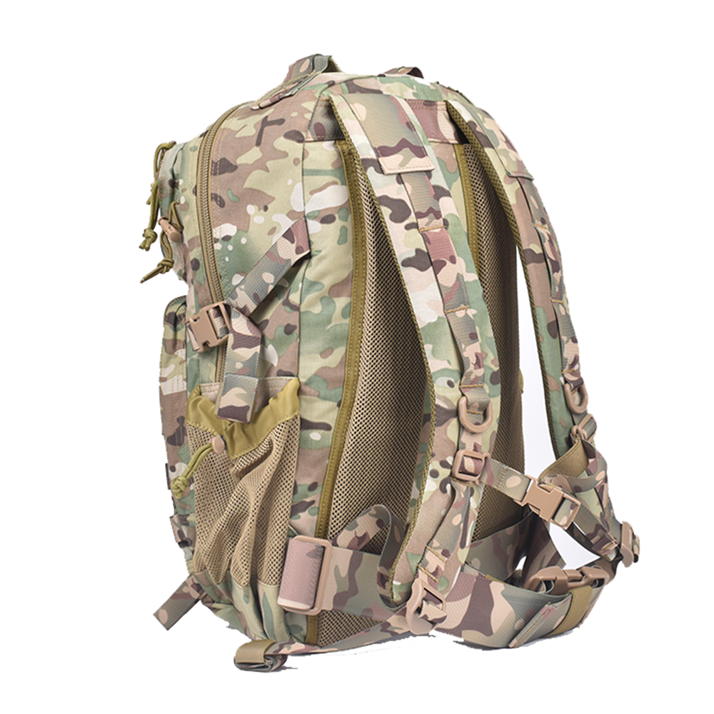 Polyester Tactical Backpack 3 Day Assault Hiking Fishing Hunting Black With Sport Feature