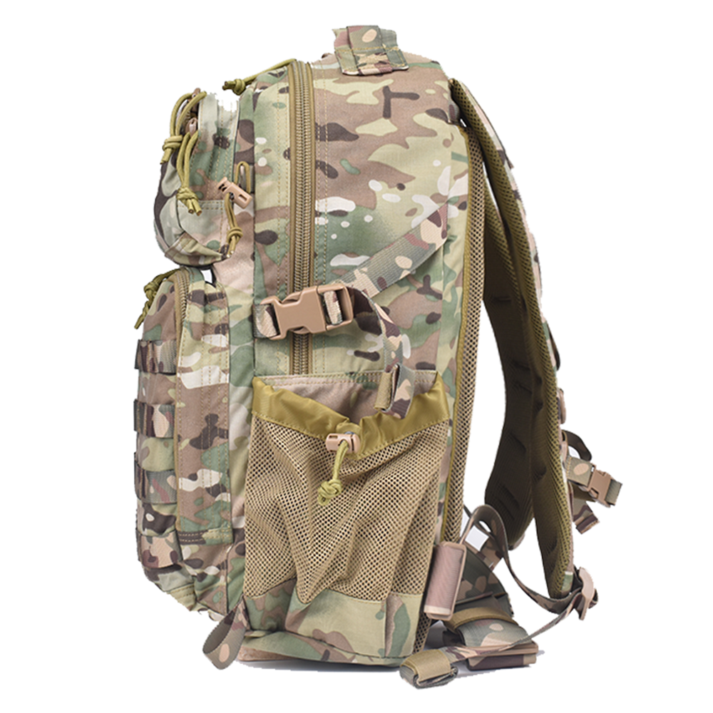 Polyester Tactical Backpack 3 Day Assault Hiking Fishing Hunting Black With Sport Feature