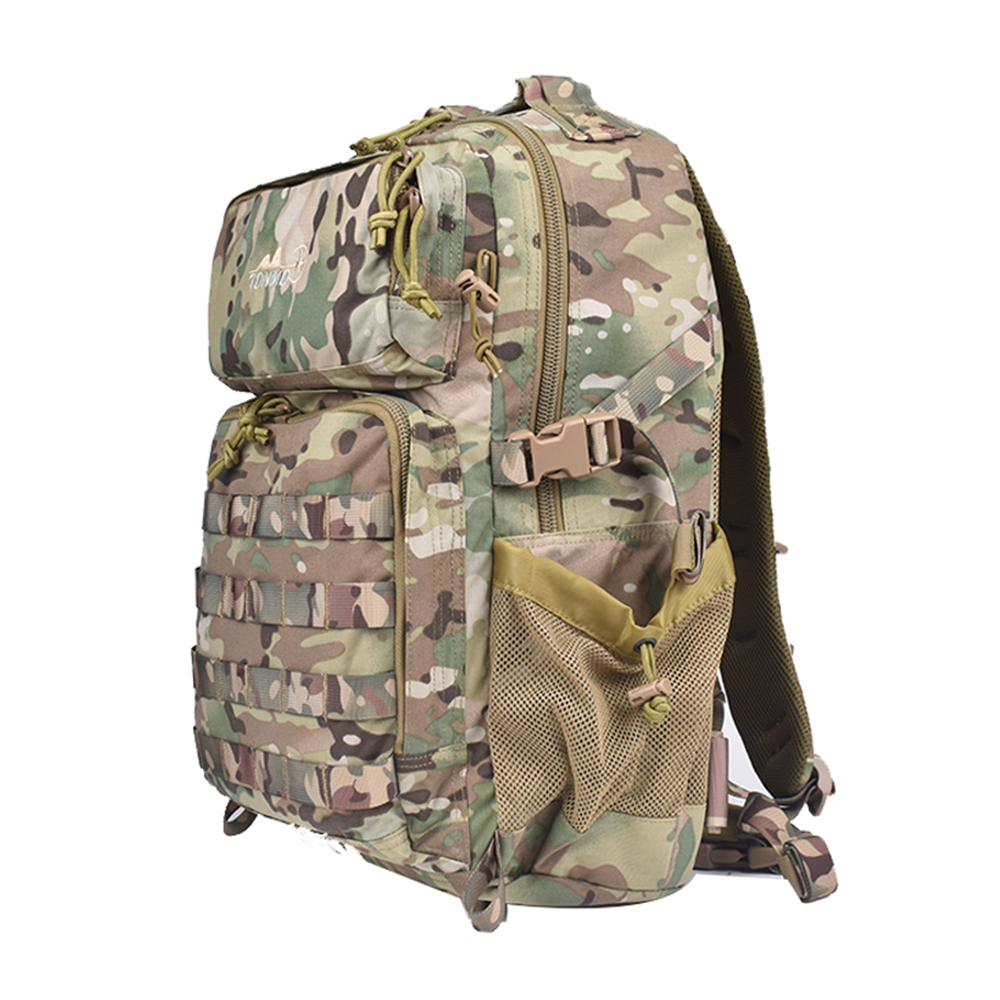 Polyester Tactical Backpack 3 Day Assault Hiking Fishing Hunting Black With Sport Feature