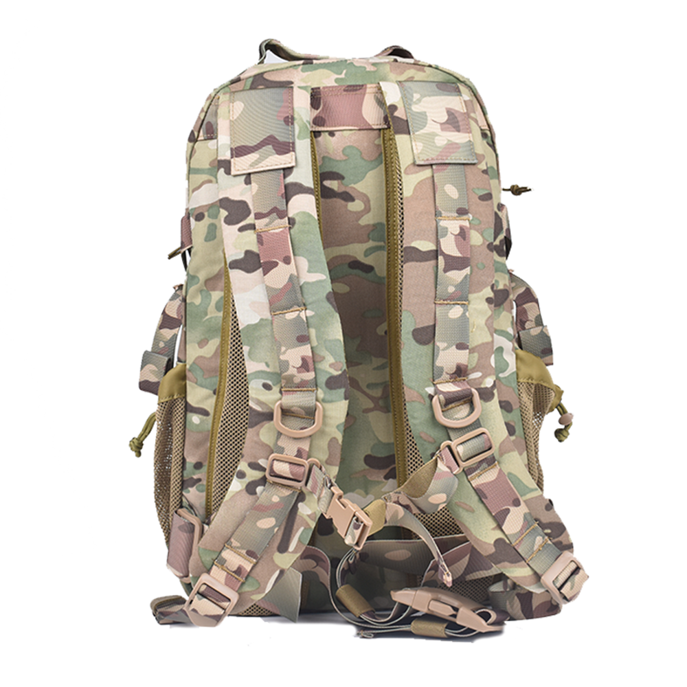 Polyester Tactical Backpack 3 Day Assault Hiking Fishing Hunting Black With Sport Feature