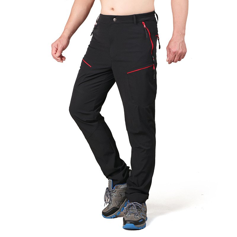 Custom Summer Quick Dry Hiking Pants Men Stretch Waterproof Tactical Zipper Pockets Trousers Lightweight Fishing Cargo Pants