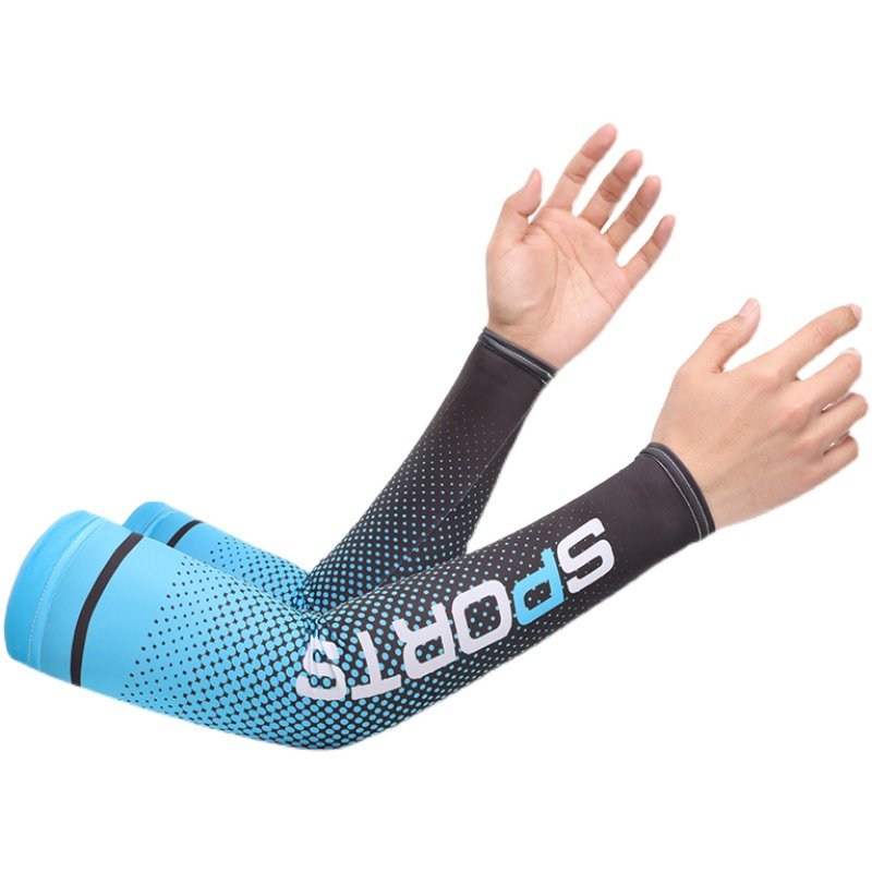 The sun-proof, cold-sleeved man's summer arm-sleeved women's ice-filtered riding exercise drove his arm against UV