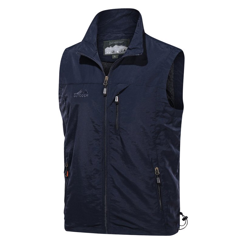OEM Custom Design Hiking Rain Camping Fishing Male Clothing Breathable Jackets Men Outdoor Windproof Jacket Vest