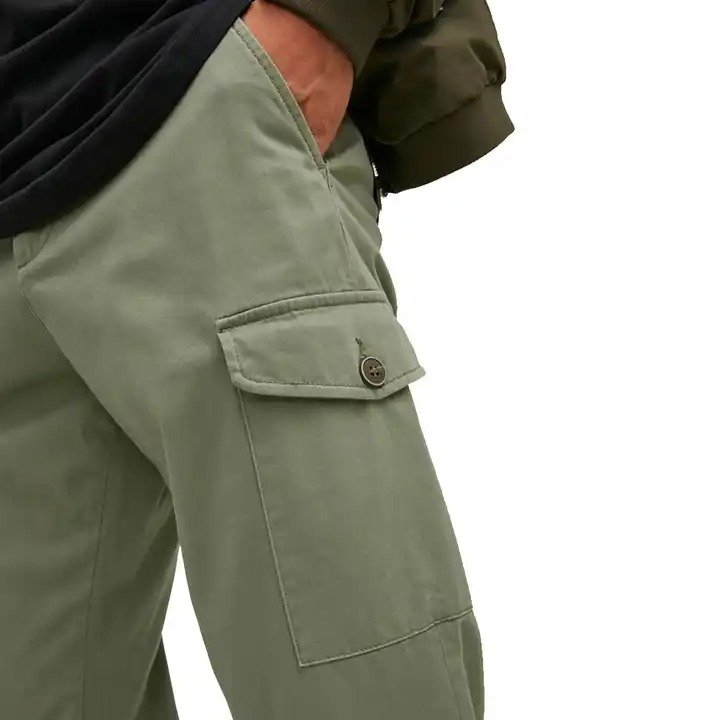 Mens Cargo Trousers Work Wear Cargo Pans with Side Pocket Full Pants Casual Men Hiking Pants Outdoors Trousers Cargo Pants
