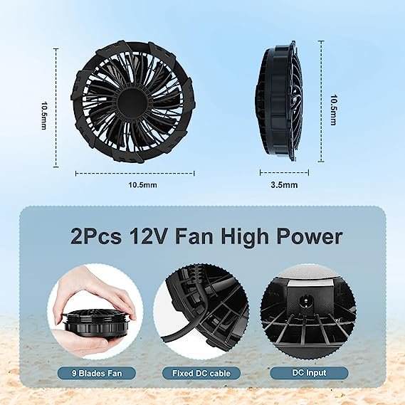 Cool Vest Cooling Fan Jacket Air Conditioner Jacket For Men Women Cooling Vest For Working Outdoor Activities Clothing Summer