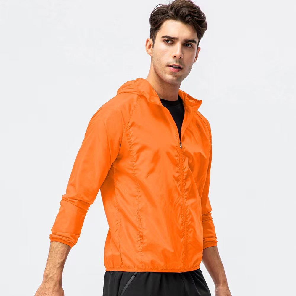 Wholesale Outdoor Lightweight Hiking Camping Soft Windbreaker Reflective Waterproof Windproof Running Jacket