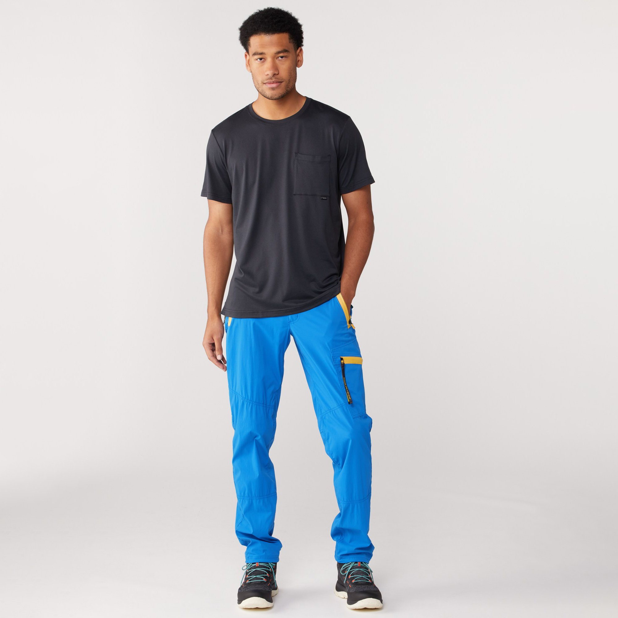 Capri Sweatpants Lightweight Curvy figures Jungle trekking Showerproof Avoid ticks Packable Fitted Mens Hiking Pants