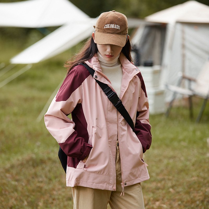 Outdoor Mountain Waterproof Single-Layer Jacket - Your Reliable Companion for Adventurous Hikes.