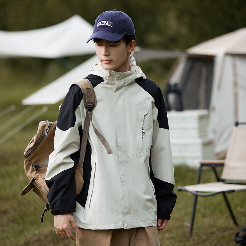 Outdoor Mountain Waterproof Single-Layer Jacket - Your Reliable Companion for Adventurous Hikes.