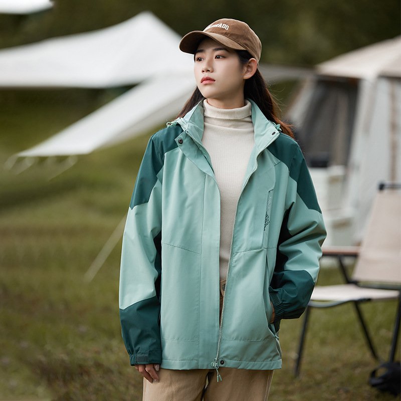 Outdoor Mountain Waterproof Single-Layer Jacket - Your Reliable Companion for Adventurous Hikes.