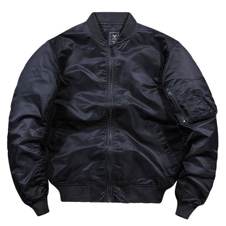 OEM ODM Bomber Jacket Polyester Windbreaker And Waterproof Flight Baseball Jacket