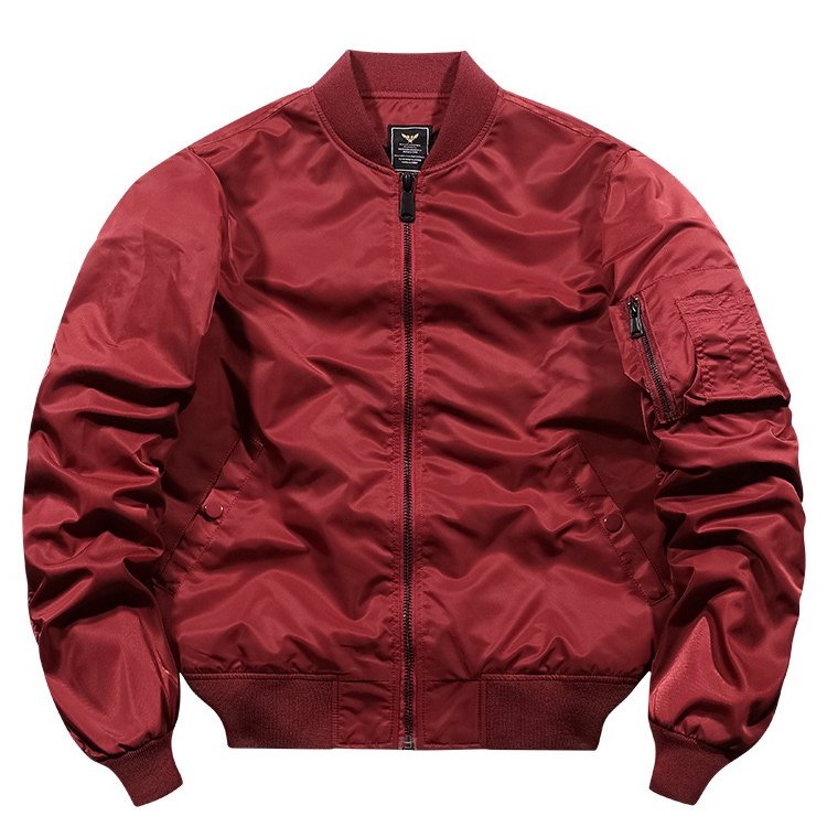OEM ODM Bomber Jacket Polyester Windbreaker And Waterproof Flight Baseball Jacket