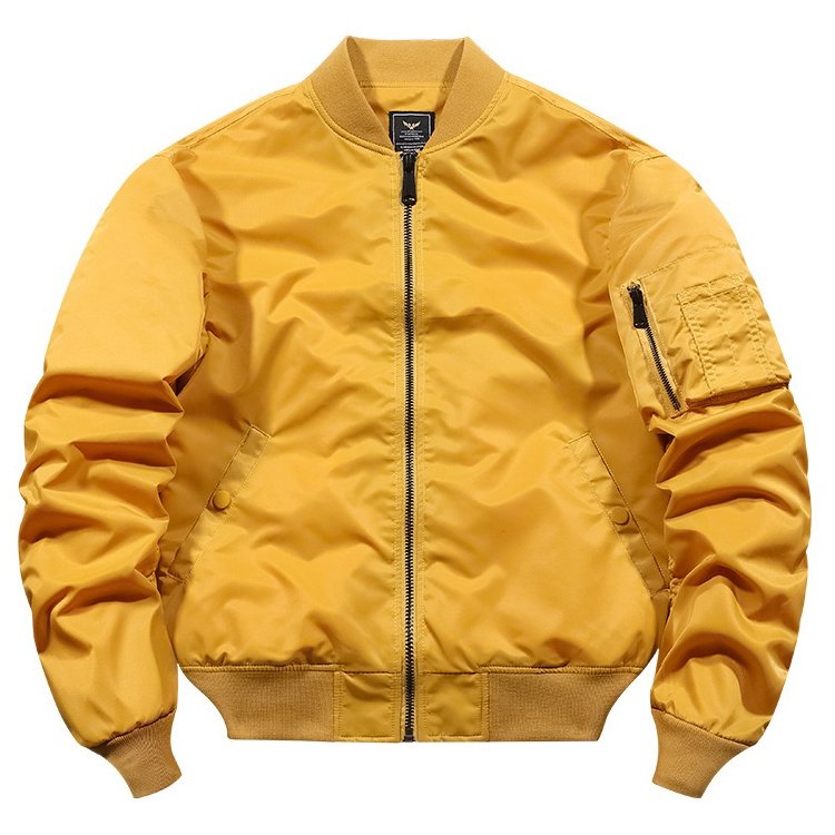 OEM ODM Bomber Jacket Polyester Windbreaker And Waterproof Flight Baseball Jacket