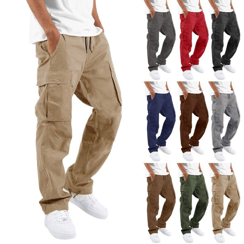 Men's Tactical Water Resistant Ripstop Lightweight EDC Work Hiking Pants Combat Cargo pants Trousers Outdoor pants