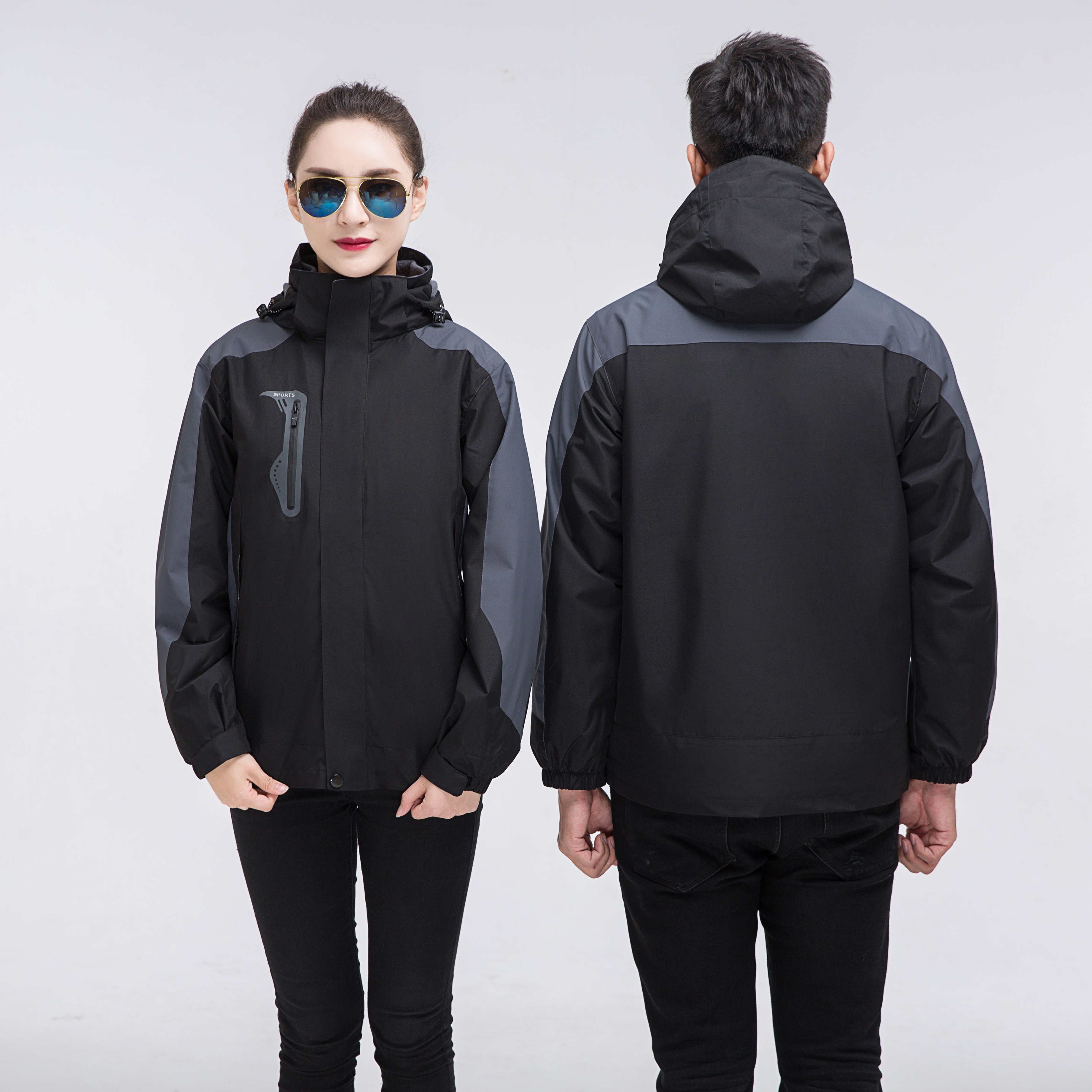 High Quality Hot Selling Winter men outdoor windproof mountaineering clothes hiking wear suit