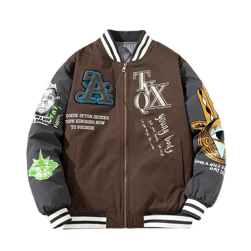New Custom Wholesale Fashion Personalized Embroidery Varsity Leatherman Varsity Baseball Letter Mens Varsity Jacket High Quality