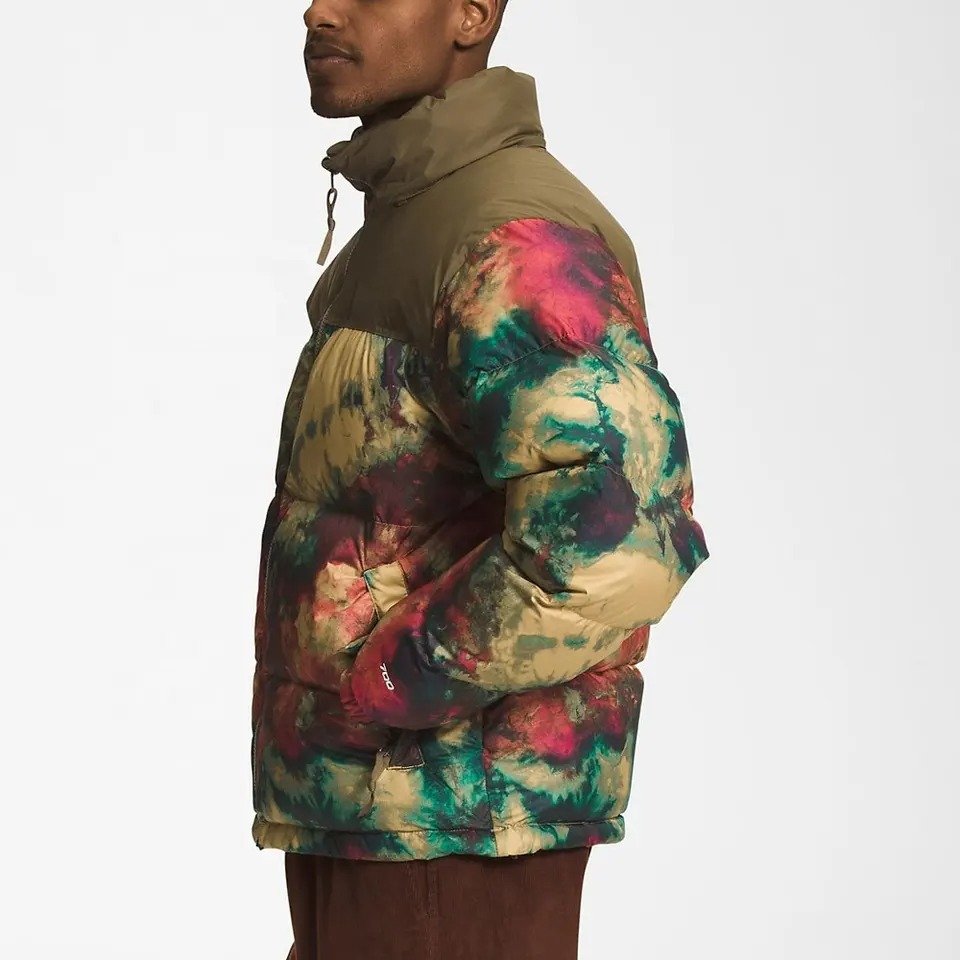 Best Quality Printed Puffer Jacket With Hooded Camo Designer Logo OEM Custom Men Puffer Jacket SJS-MJ-36