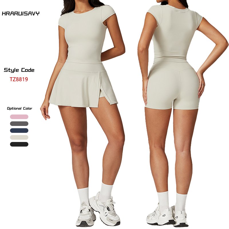 Custom Tight Women Yoga Set Quick Dry Gym Fitness Set High Waist Hip Lifting Running Workout Sets For Women