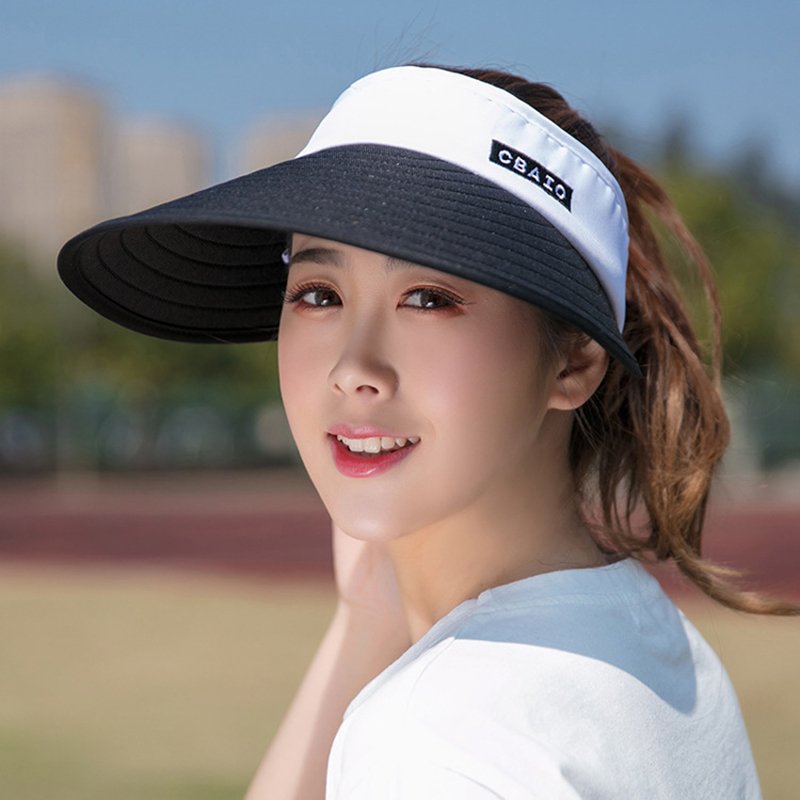 High Quality Custom Logo Embroidered Unisex Luxury Sunshade Fashion Foldable Wide Brim Summer Beach Straw Hat