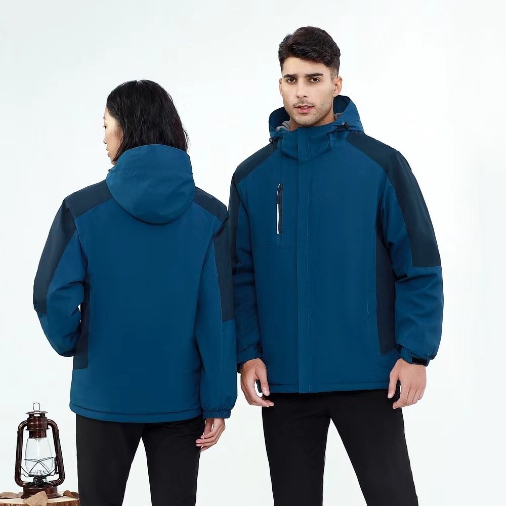 All-In-One Cotton Lining Heattech Jacket Men Women New Arrival Winter Work Clothes Windproof Waterproof Hiking Clothing XL Size