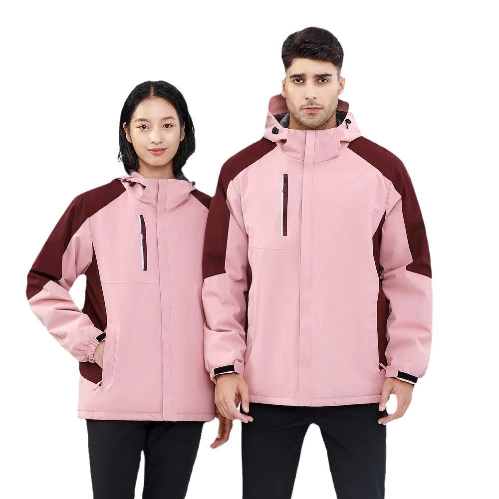 All-In-One Cotton Lining Heattech Jacket Men Women New Arrival Winter Work Clothes Windproof Waterproof Hiking Clothing XL Size
