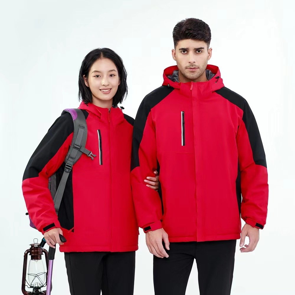 All-In-One Cotton Lining Heattech Jacket Men Women New Arrival Winter Work Clothes Windproof Waterproof Hiking Clothing XL Size