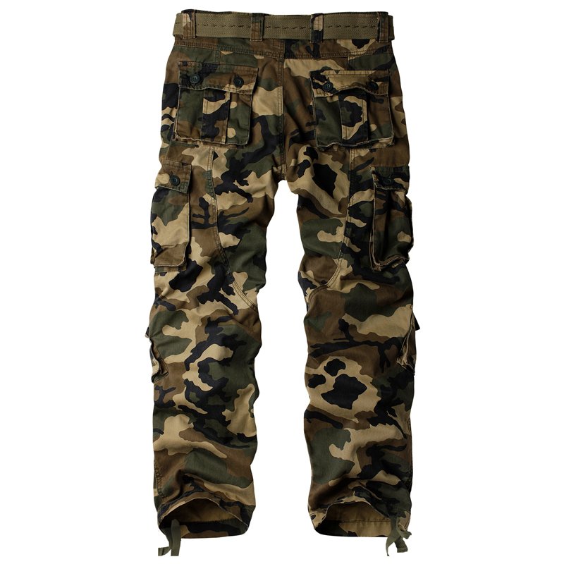 AKARMY Tactical Camouflage Joggers Outdoor Ripstop Cargo Pants Working Clothing Hiking Streetwear Autumn Men's Sweatpants